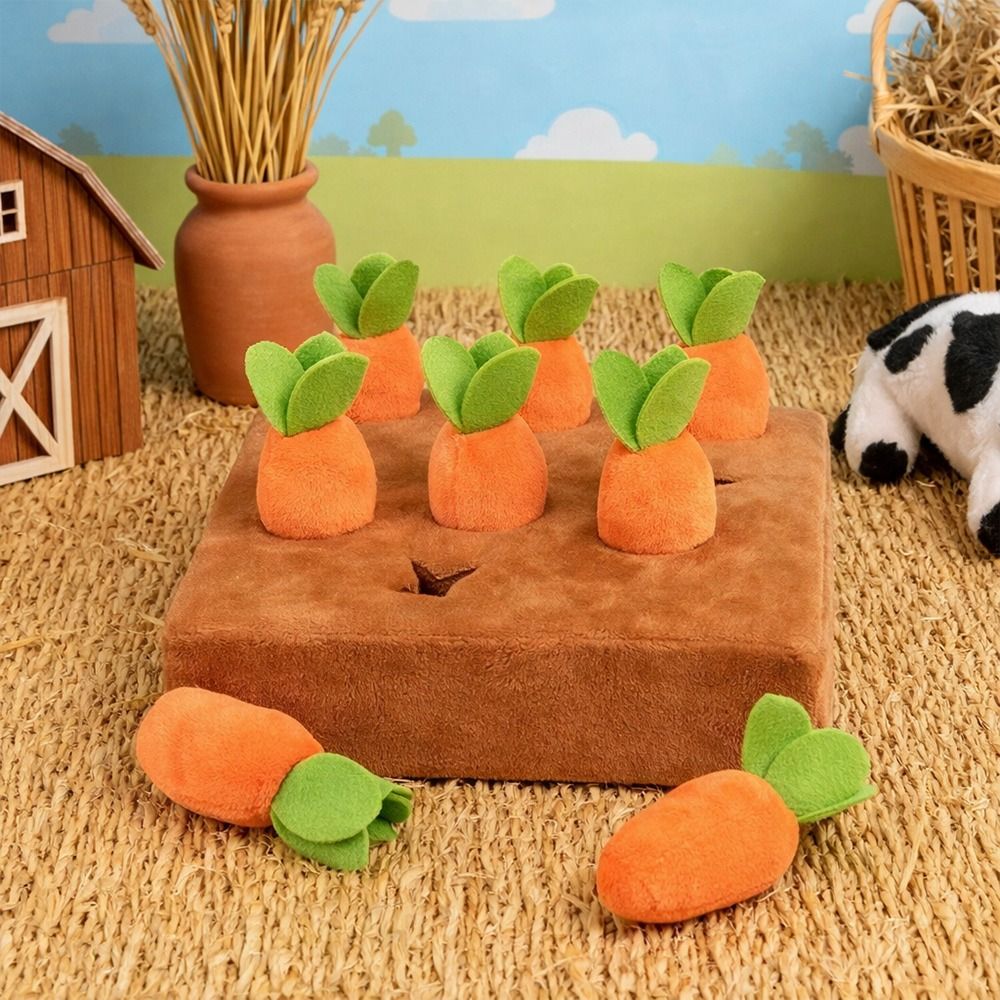 Stress Relief Carrot Snuffle M - Dog Puzzle Feeder Toy 评论和价格