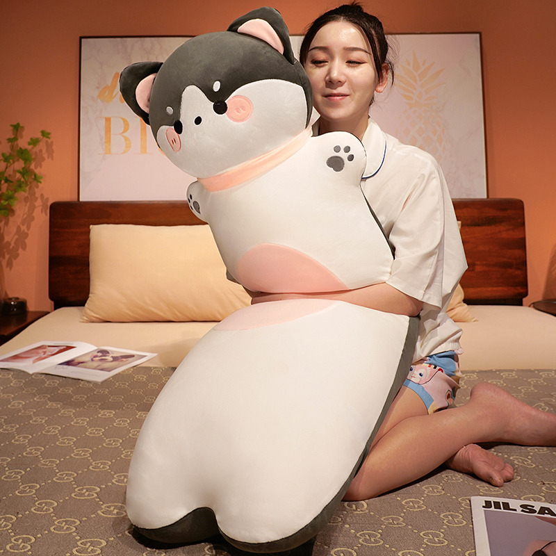80/110/130CM Cute Soft Long Fo - Dog Toys 评论和价格