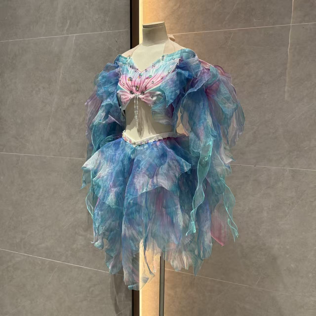 Mermaid Water Dance Skirt Prin - Aquarium 评论和价格