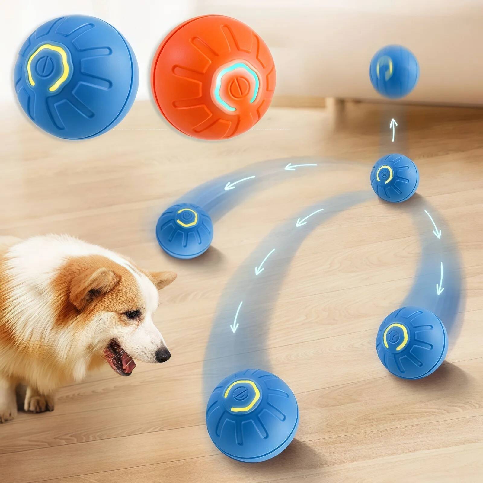 Smart Dog Toy Ball Electronic  - Automatic Moving Dog Ball 评论和价格