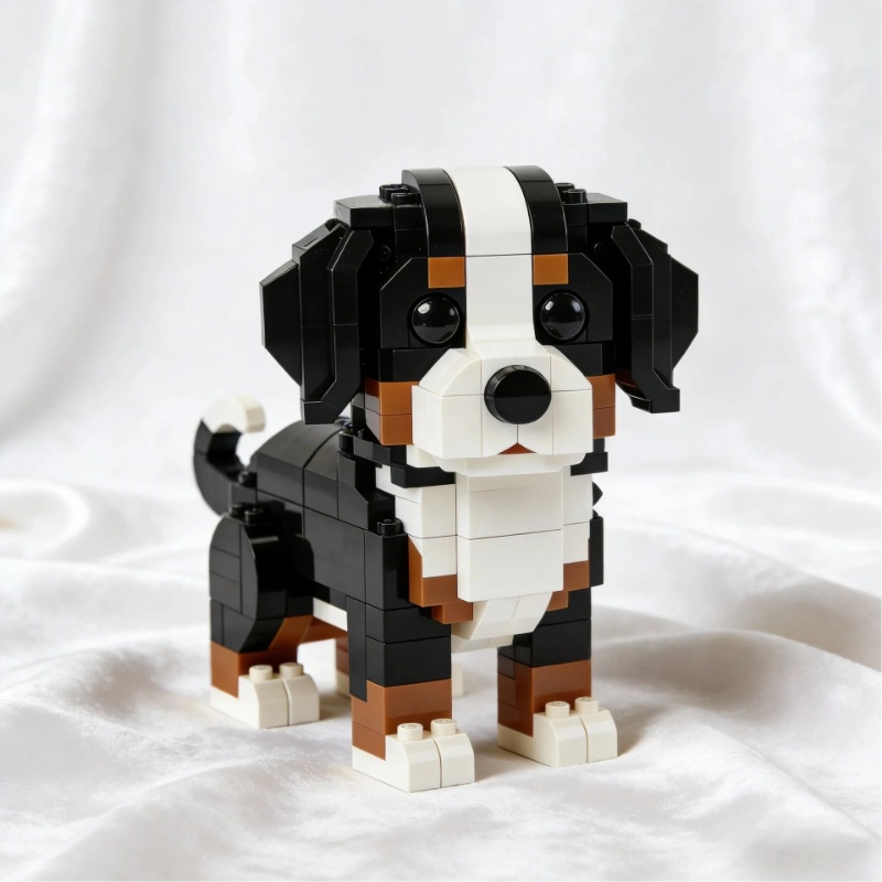 New Building Block Toys Dachsh - Interactive Squeaky Plush Dog Toy 评论和价格