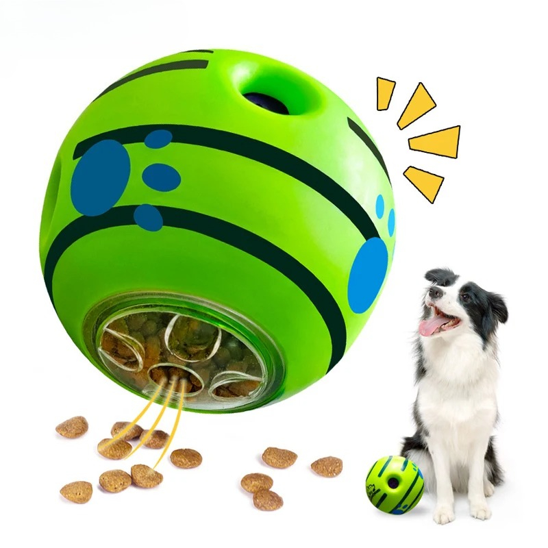 Interactive Dog Treat Ball Toy - Rubber Treat Dispensing Dog Toy 评论和价格