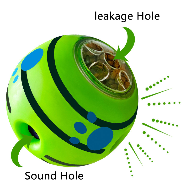 Interactive Dog Treat Ball Toy - Rubber Treat Dispensing Dog Toy 评论和价格