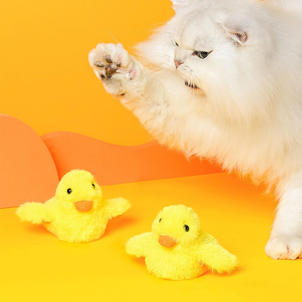 Electric Duck Cat Toy Interact - Catnip Interactive Plush Mouse 评论和价格