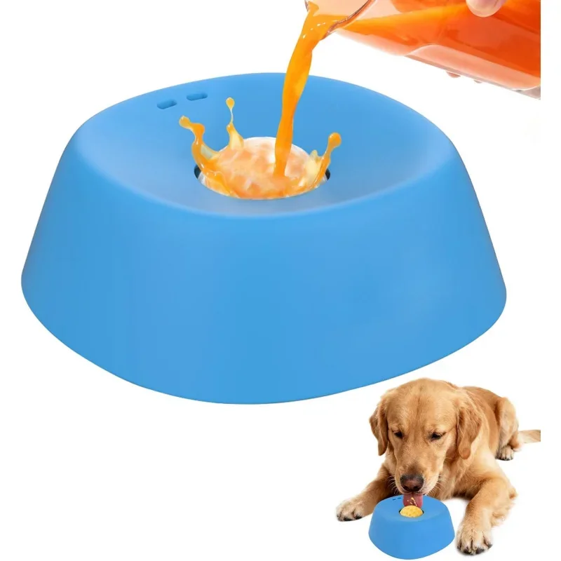 Slow Feeder Dog Bowls for Liqu - Interactive Squeaky Plush Dog Toy 评论和价格