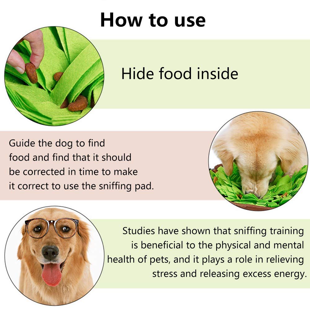 Pet Snuffle Mat for Dogs, Inte - Snuffle Mat For Dogs 评论和价格