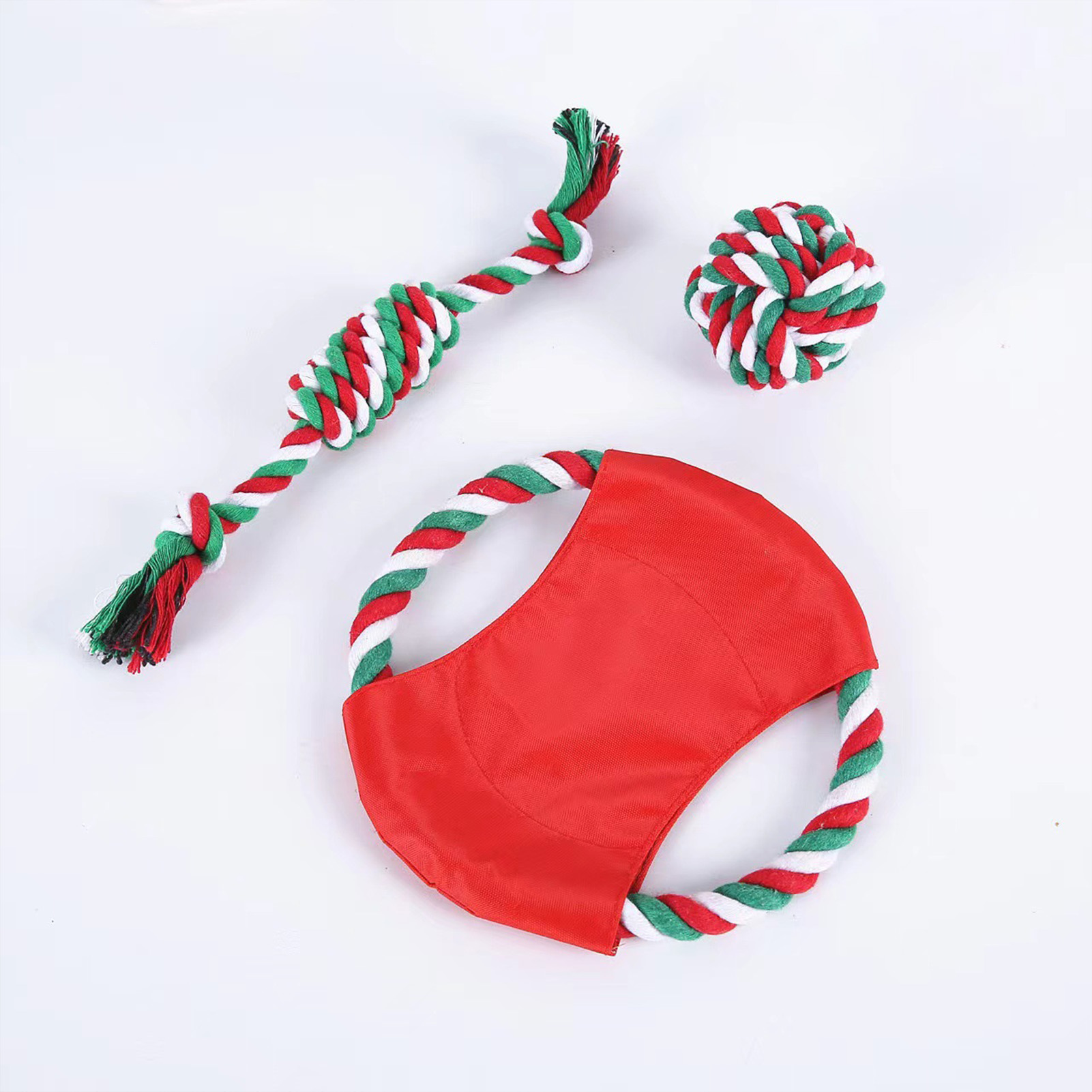 Dog Chew Rope Toys Set Christm - Dog Rope Toy Aggressive Chewers 评论和价格